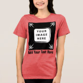 Erstellen Sie Ihre eigenen Personalisierten Gesche Tri-Blend Shirt (Vorderseite)