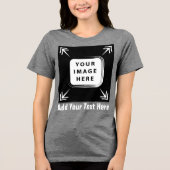 Erstellen Sie Ihre eigenen Personalisierten Gesche Tri-Blend Shirt (Vorderseite)