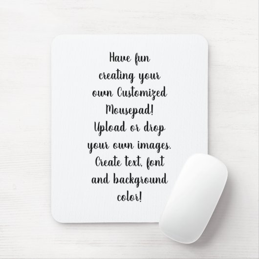Erstellen Sie Ihre eigenen personalisierten Mousepad (Mit Mouse)