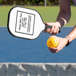 Erstellen Sie Ihre eigenen Personalisierten Pickle Pickleball Schläger