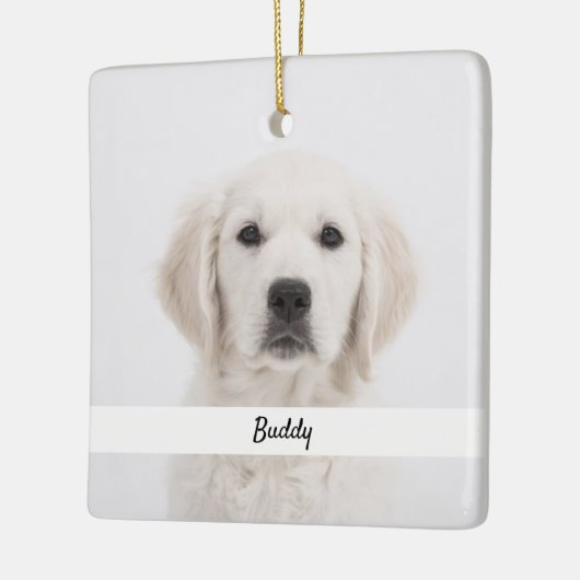 Erstellen Sie Ihre eigenen Pet-Memorys Sake-Gesche Keramikornament (Links)