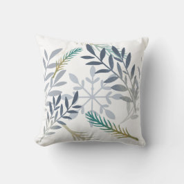 Erstellen Sie Ihre eigenen Pfauenschneeflocken Kissen