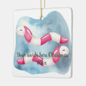 Erstellen Sie Ihre eigenen Pfefferminzwürmer Weihn Keramikornament (Links)