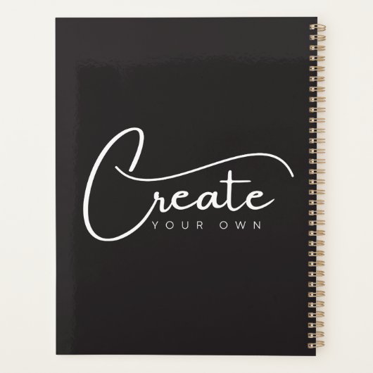 Erstellen Sie Ihre eigenen Planer (Rückseite)