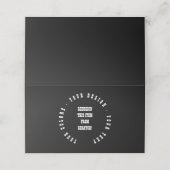 Erstellen Sie Ihre eigenen Platzkarte (Außenseite Aufgefaltet)