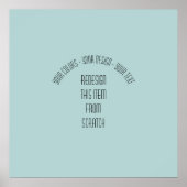 Erstellen Sie Ihre eigenen Poster (Vorne)