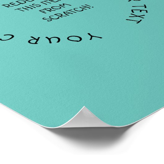 Erstellen Sie Ihre eigenen Poster (Ecke)