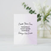 Erstellen Sie Ihre eigenen Postkarte (Stehend Vorderseite)