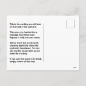 Erstellen Sie Ihre eigenen Postkarten aus Ihren Fe (Rückseite)