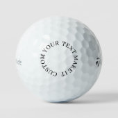 Erstellen Sie Ihre eigenen professionellen Taylor Golfball (Vorderseite)