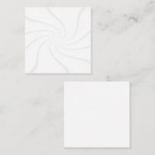 Erstellen Sie Ihre eigenen Quadratische Visitenkarte (Vorne/Hinten)