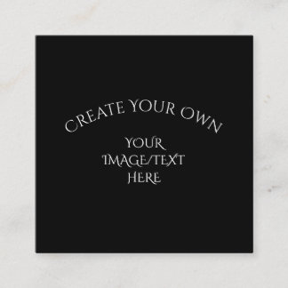Erstellen Sie Ihre eigenen Quadratische Visitenkarte