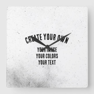 Erstellen Sie Ihre eigenen Quadratische Wanduhr