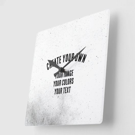 Erstellen Sie Ihre eigenen Quadratische Wanduhr (Winkel)