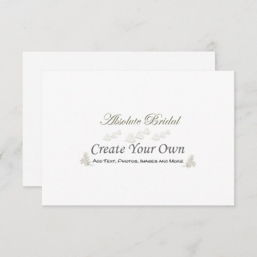 Erstellen Sie Ihre eigenen R.S.V.P. RSVP Karte (Vorne/Hinten)