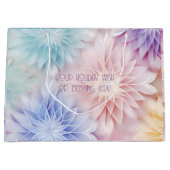 Erstellen Sie Ihre eigenen Rainbow Weihnachten-Blu Große Geschenktüte (Vorderseite)