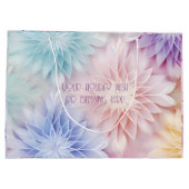 Erstellen Sie Ihre eigenen Rainbow Weihnachten-Blu Große Geschenktüte (Rückseite)