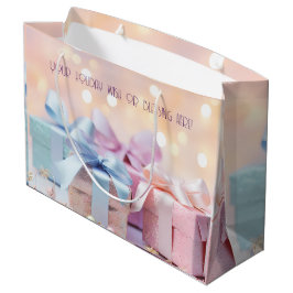 Erstellen Sie Ihre eigenen Rainbow Weihnachtsgesch Große Geschenktüte