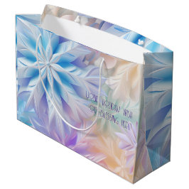 Erstellen Sie Ihre eigenen Rainbow Weihnachtsschne Große Geschenktüte