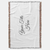 Erstellen Sie Ihre eigenen - Randblanken Decke (Vorderseite Vertikal)