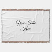 Erstellen Sie Ihre eigenen - Randblanken Decke (Vorderseite)