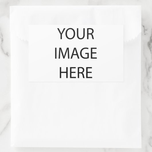 Erstellen Sie Ihre eigenen Rechteckiger Aufkleber (Tasche)