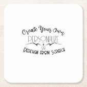 Erstellen Sie Ihre eigenen Rechteckiger Pappuntersetzer (Vorderseite)