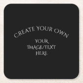 Erstellen Sie Ihre eigenen Rechteckiger Pappuntersetzer (Vorderseite)