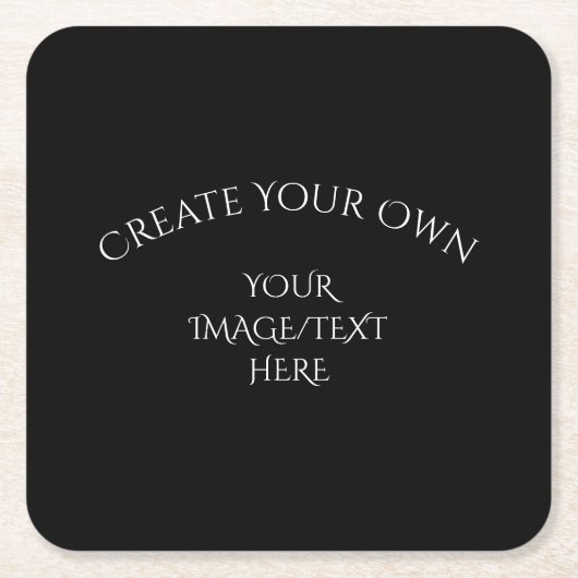 Erstellen Sie Ihre eigenen Rechteckiger Pappuntersetzer (Vorderseite)