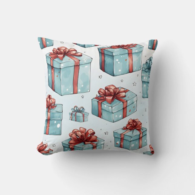 Erstellen Sie Ihre eigenen Red & Blue Boxes & Boxe Kissen (Vorderseite)