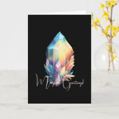 Erstellen Sie Ihre eigenen Regenbogenkristalle Karte (Gelbe Blume)