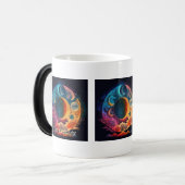 Erstellen Sie Ihre eigenen Regenbogenmonde & -berg Verwandlungstasse (Vorderseite Links)