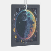 Erstellen Sie Ihre eigenen Regenbogenmonde Ornament Aus Glas (Vorderseite Rechts)
