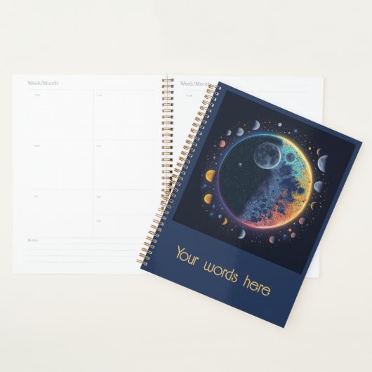 Erstellen Sie Ihre eigenen Regenbogenmonde Planer (Anzeige)