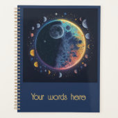 Erstellen Sie Ihre eigenen Regenbogenmonde Planer (Vorderseite)