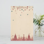Erstellen Sie Ihre eigenen Retro-Celestial-Red-Yul Briefpapier (Stehend Vorderseite)