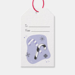 Erstellen Sie Ihre eigenen Retro Lila Süßspeisen W Geschenkanhänger