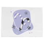 Erstellen Sie Ihre eigenen Retro Lila Süßspeisen W Große Geschenktüte (Rückseite)