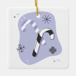 Erstellen Sie Ihre eigenen Retro Lila Süßspeisen W Keramikornament