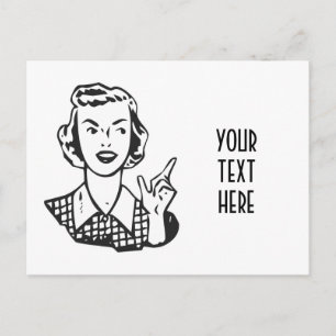 ERSTELLEN SIE IHRE EIGENEN RETRO MAD HOUSEWIFE GIF POSTKARTE
