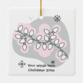 Erstellen Sie Ihre eigenen Retro-String Lichter We Keramikornament (Rückseite)