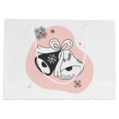 Erstellen Sie Ihre eigenen Retro Weihnachtsglocken Große Geschenktüte (Rückseite)