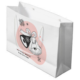 Erstellen Sie Ihre eigenen Retro Weihnachtsglocken Große Geschenktüte