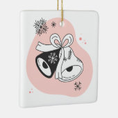 Erstellen Sie Ihre eigenen Retro Weihnachtsglocken Keramikornament (Rechts)