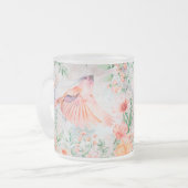 Erstellen Sie Ihre eigenen romantischen Frühlingsv Mattglastasse (Vorderseite Links)