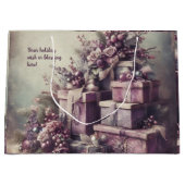 Erstellen Sie Ihre eigenen romantischen Lila- und Große Geschenktüte (Vorderseite)