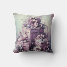 Erstellen Sie Ihre eigenen romantischen Lila- und  Kissen