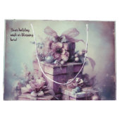 Erstellen Sie Ihre eigenen romantischen Rosa- und Große Geschenktüte (Rückseite)