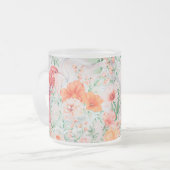 Erstellen Sie Ihre eigenen romantischen Vögel & Bl Mattglastasse (Vorderseite Links)