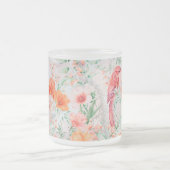 Erstellen Sie Ihre eigenen romantischen Vögel & Bl Mattglastasse (Mittel)